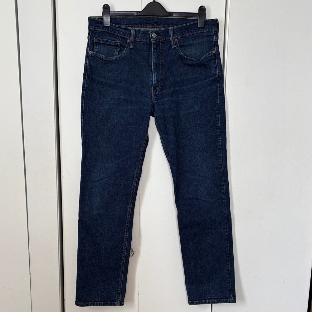 Levi's Dark Indigo Straight Jeans